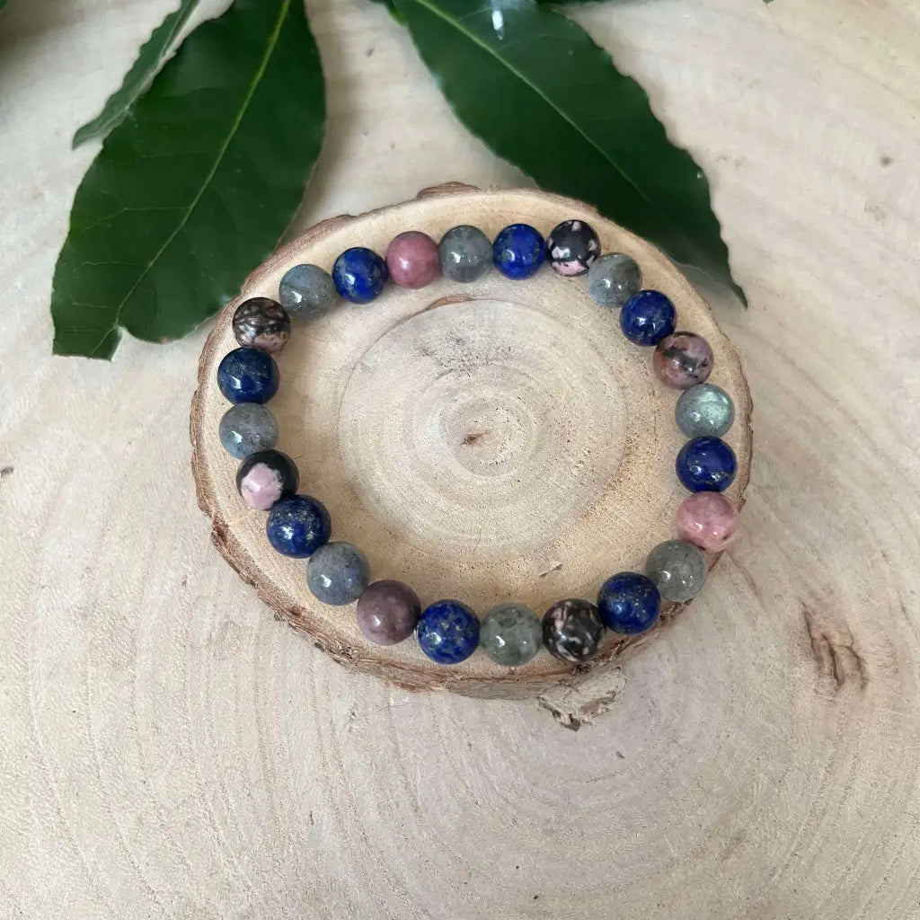 Bracelet Signe Balance - Lapis-Lazuli Labradorite Rhodonite