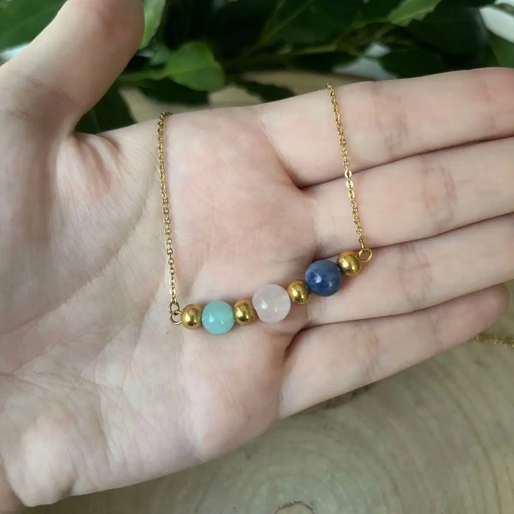 Collier Signe Astrologique Vierge - bijoux pierre naturelle