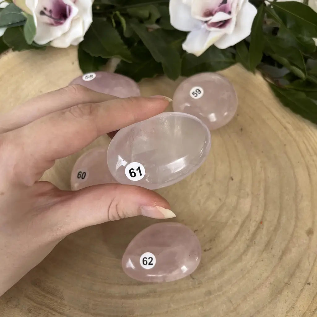 Galet en Quartz Rose – Pierre d’Amour et de Douceur - 61