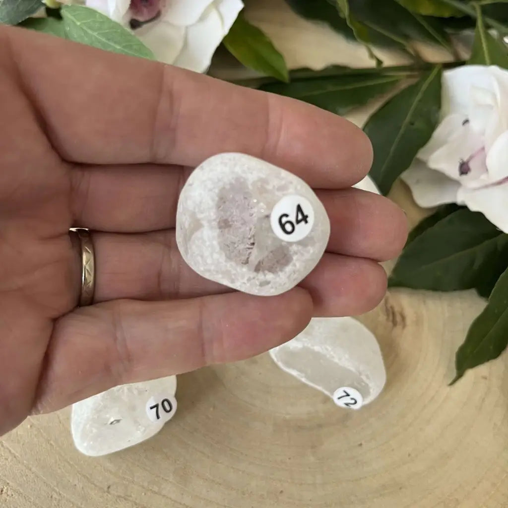 Œuf Ema Cristal de Roche - 64 - pierre naturelle