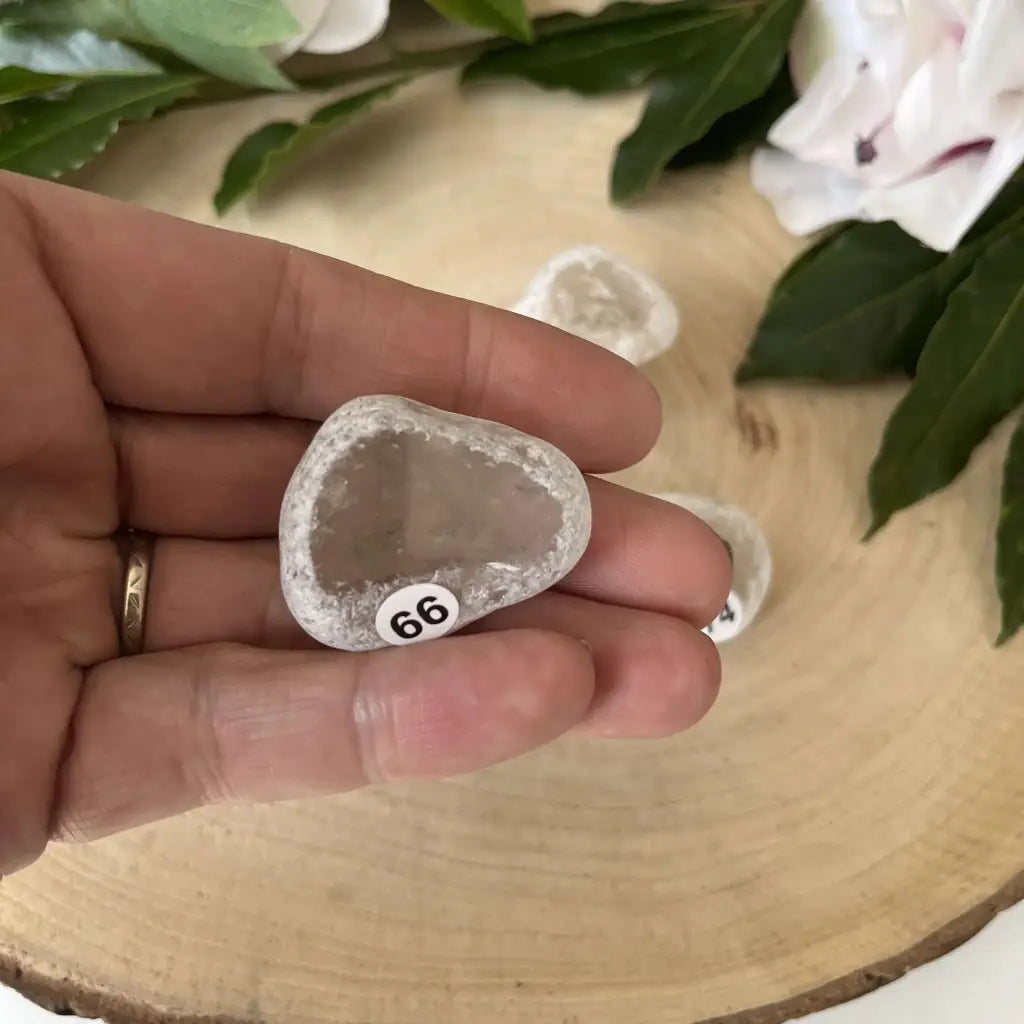 Œuf Ema Quartz Fumé - 66 - pierre naturelle