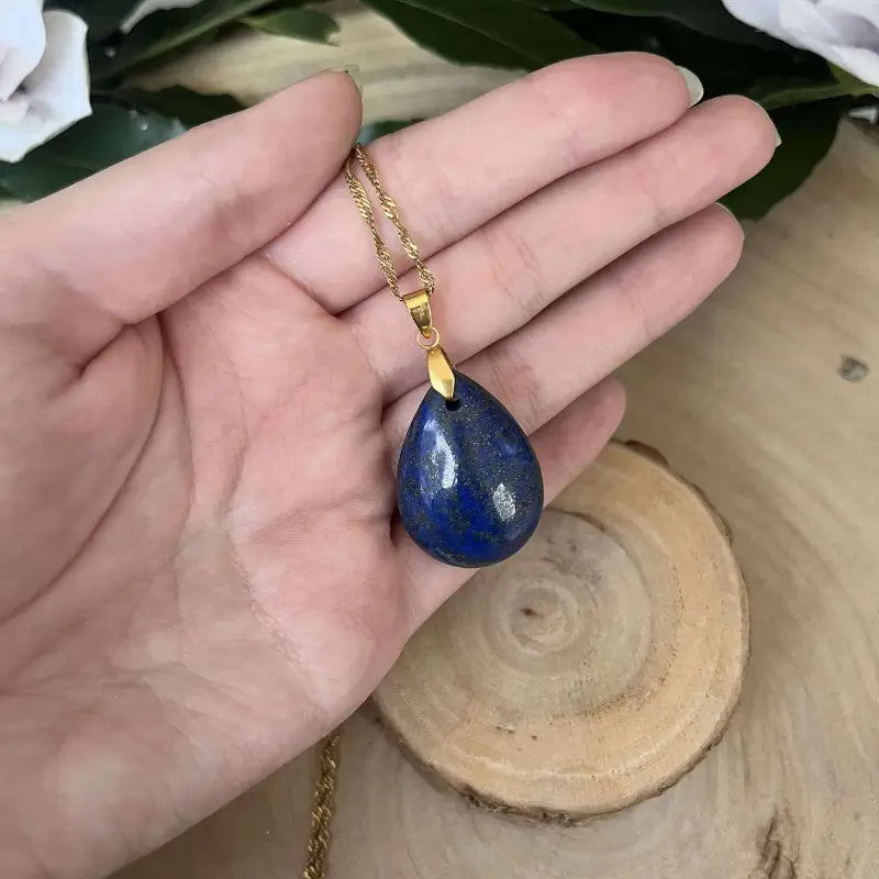 Pendentif en Lapis Lazuli et ses Vertus - pierres Naturelles