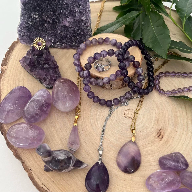 Améthyste Authentique: Élégance en Violet
