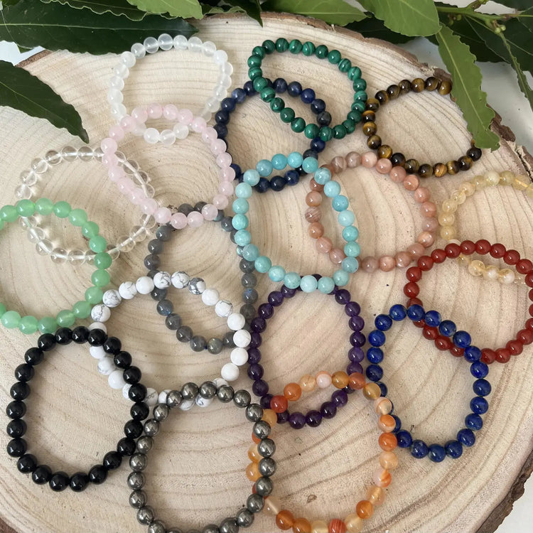 Collection de bracelets en pierre naturelle pour le bien être, optimisés avec des Bracelets Lithothérapie - Bien être.