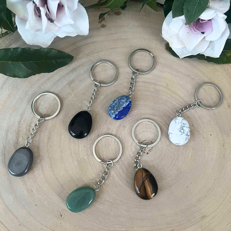 Porte-clés en pierre naturelle