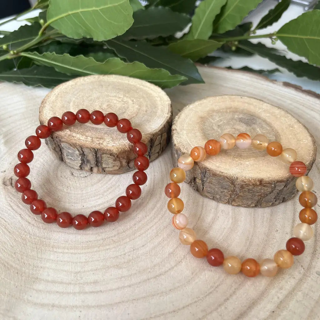 Bracelet en Cornaline - Énergie Positive - Bracelets