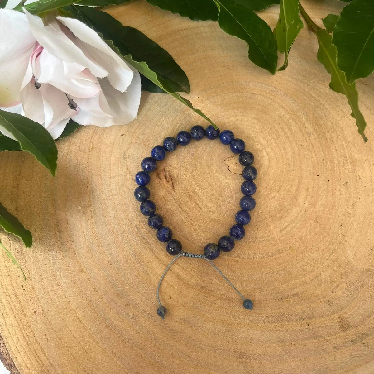 Bracelet Shambala Lapis-Lazuli Réglable - Communication et Sérénité