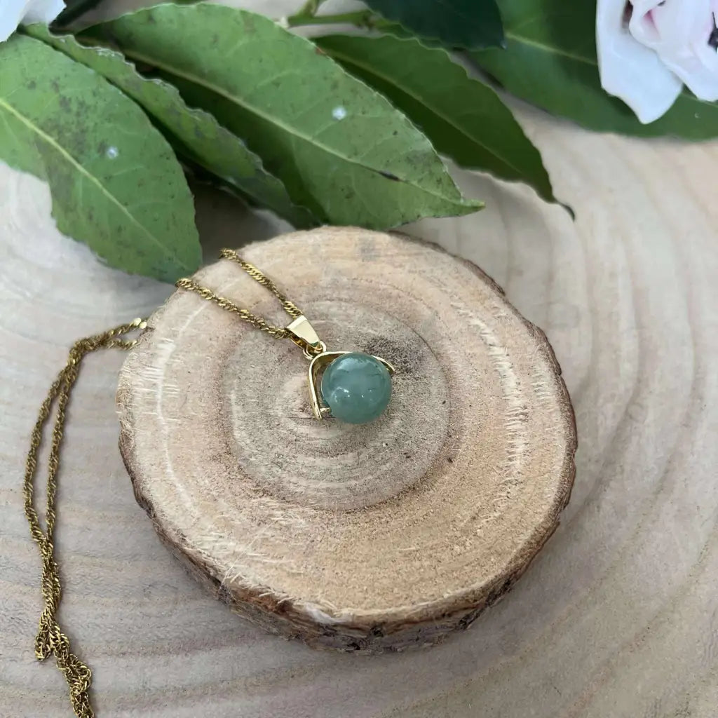 Collier Élégance en Pierre Naturelle - Collier acier