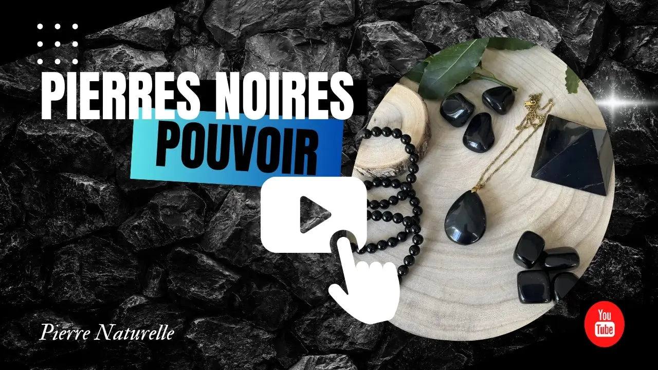 Le Pouvoir des Pierres Noires: Onyx Tourmaline Obsidienne