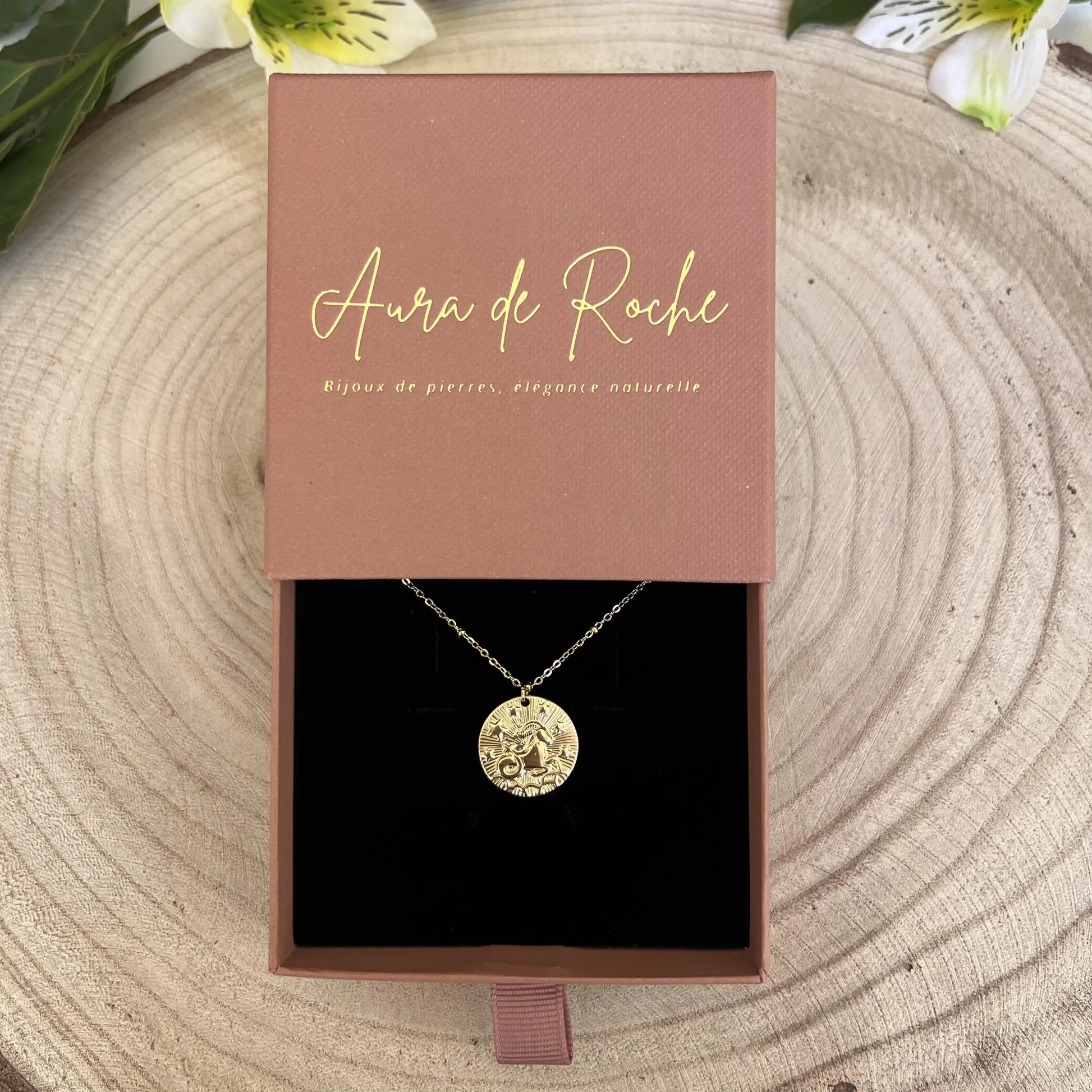Pendentif Capricorne avec Pierre de Pouvoir: Symbole