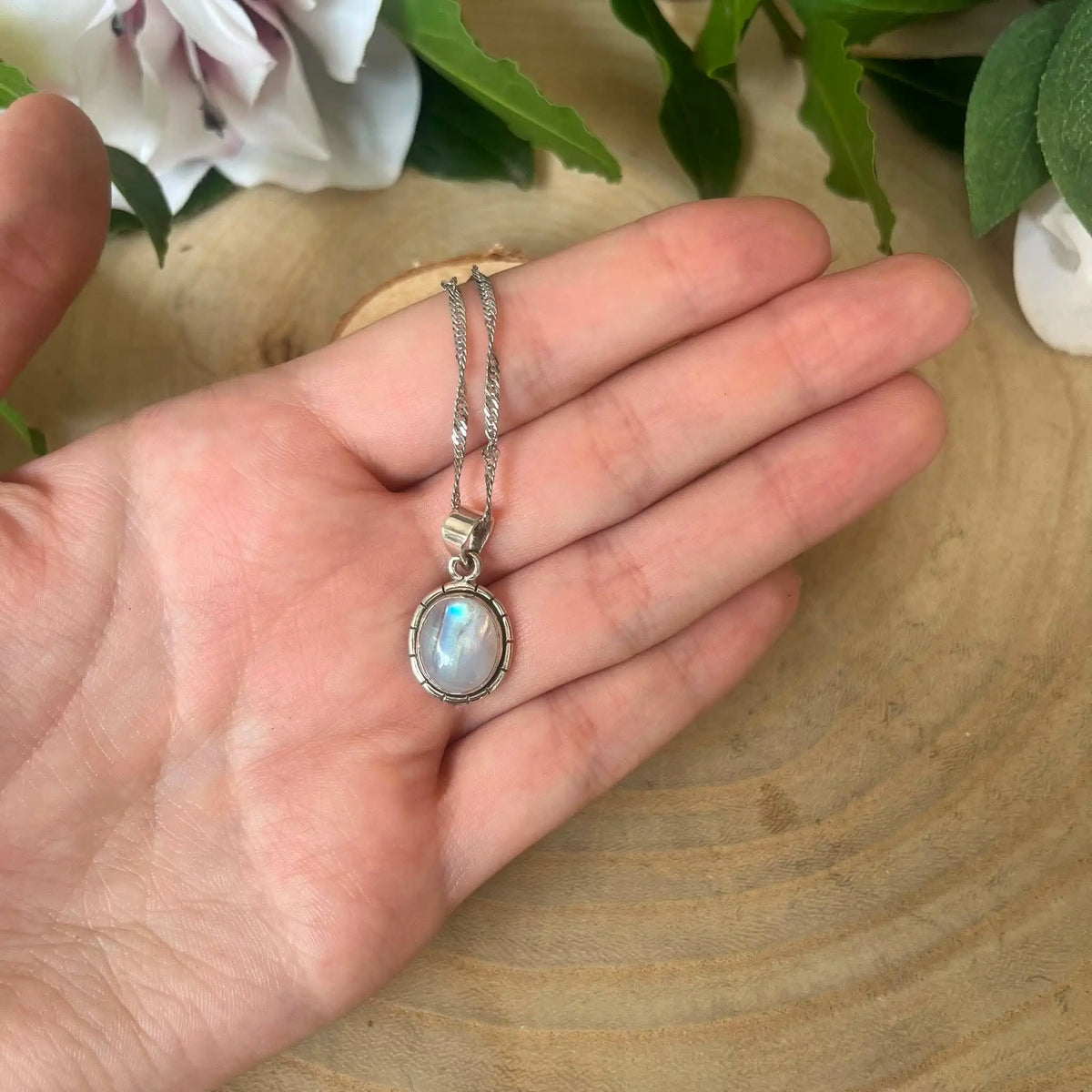 Pendentif en Pierre de Lune