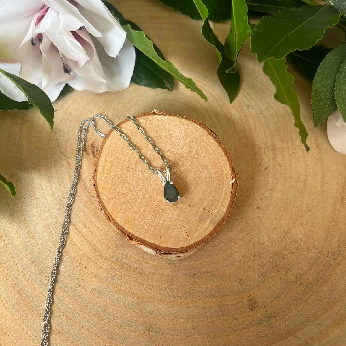 Pendentif Labradorite Facettée