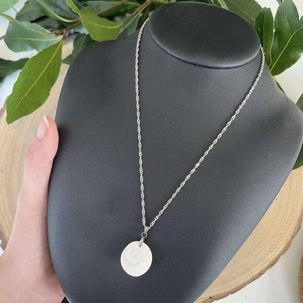 Pendentif Œil de Sainte Lucie Porte Bonheur - Argent