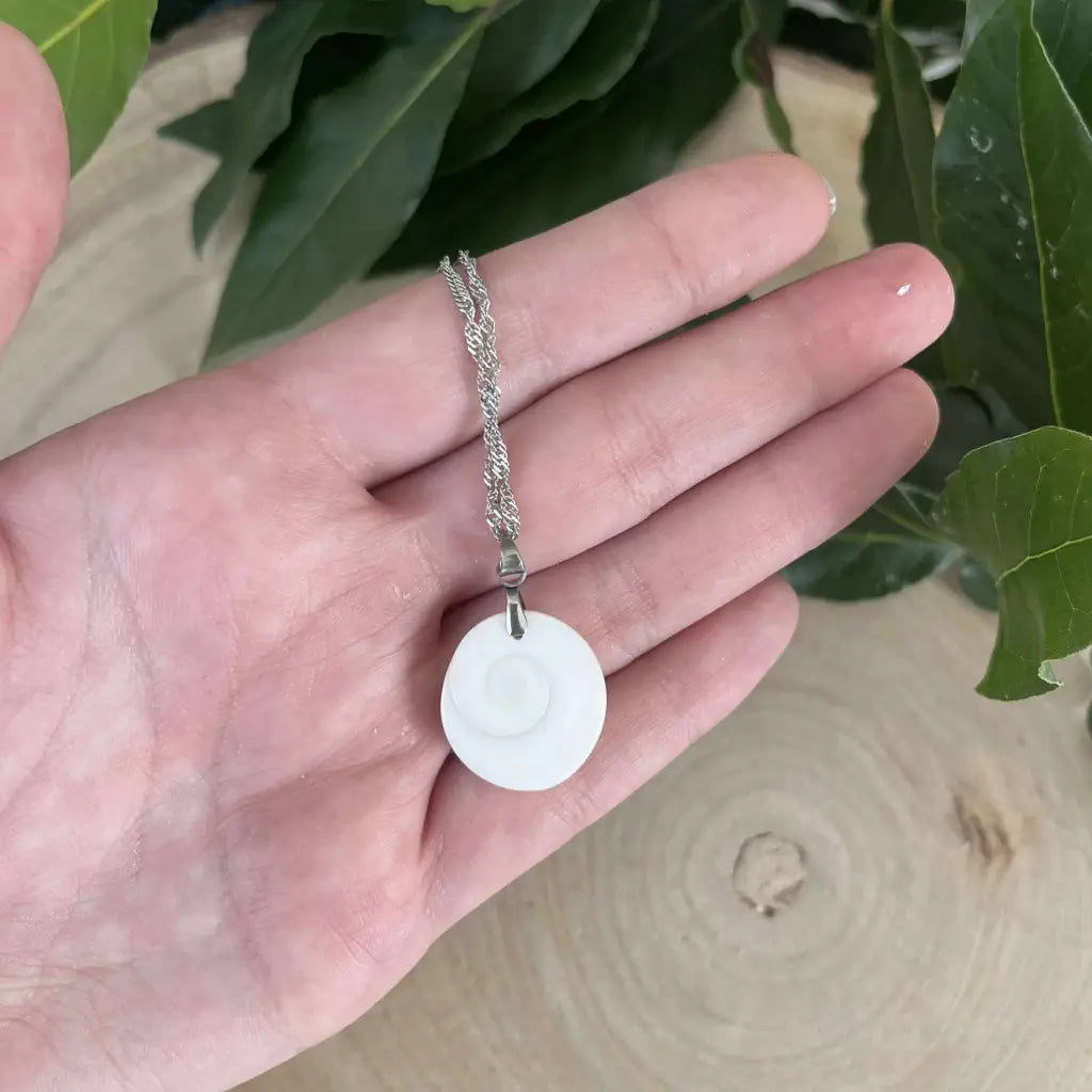 Pendentif Œil de Sainte Lucie Porte Bonheur - Collier