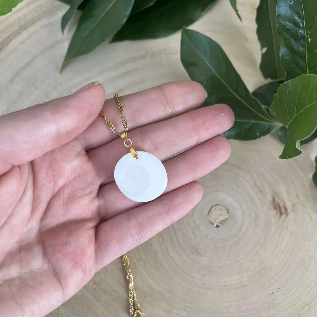 Pendentif Œil de Sainte Lucie Porte Bonheur - Collier