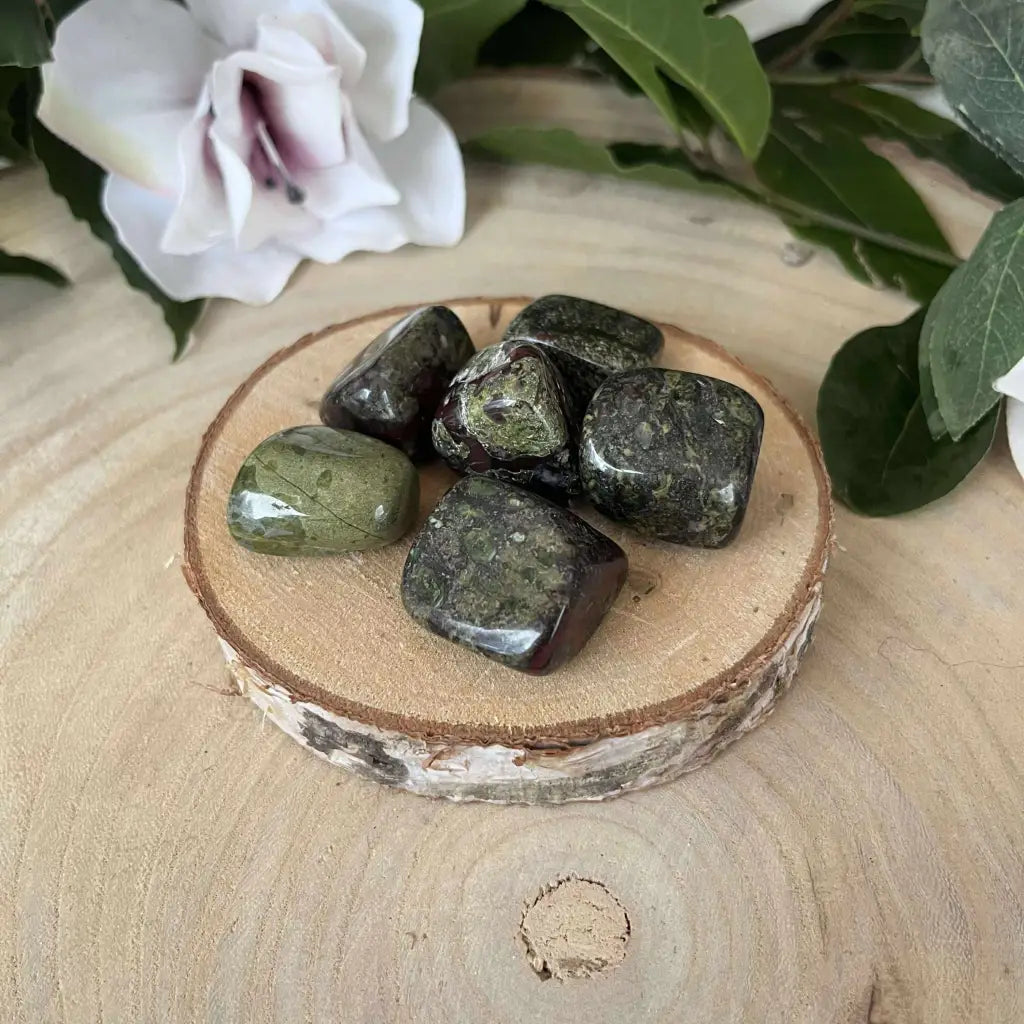 Pierre roulée Jaspe Sang de Dragon - Pierre roulée