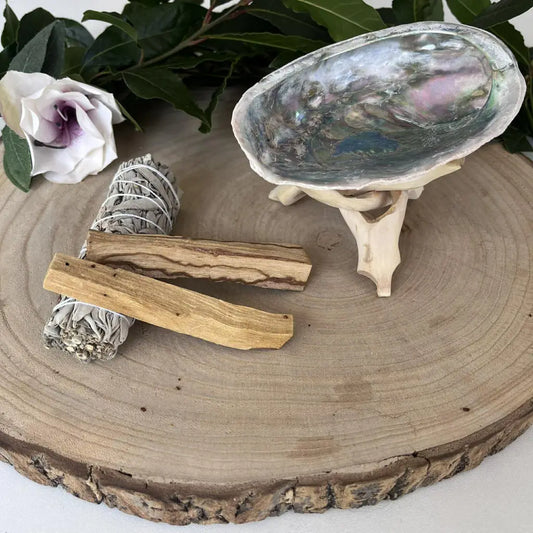 Set Smudge Sauge Blanche & Palo Santo | Kit Purification